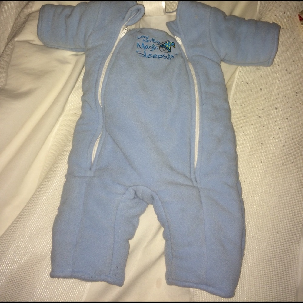 Merlin Magic baby sleepsuit