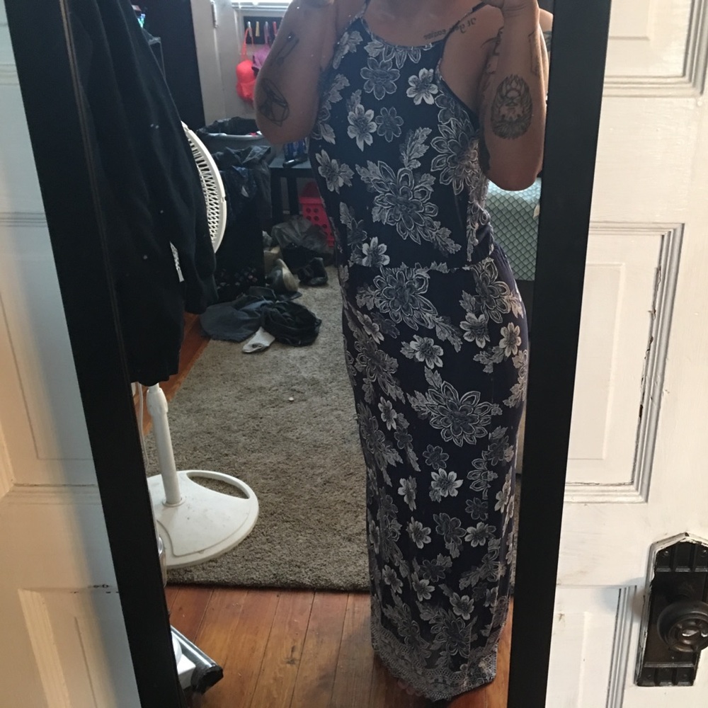 summery maxi dress.