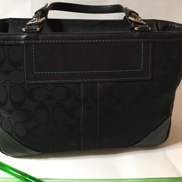 Coach Signature Shoulder Tote Bag - Picture 3 of 13