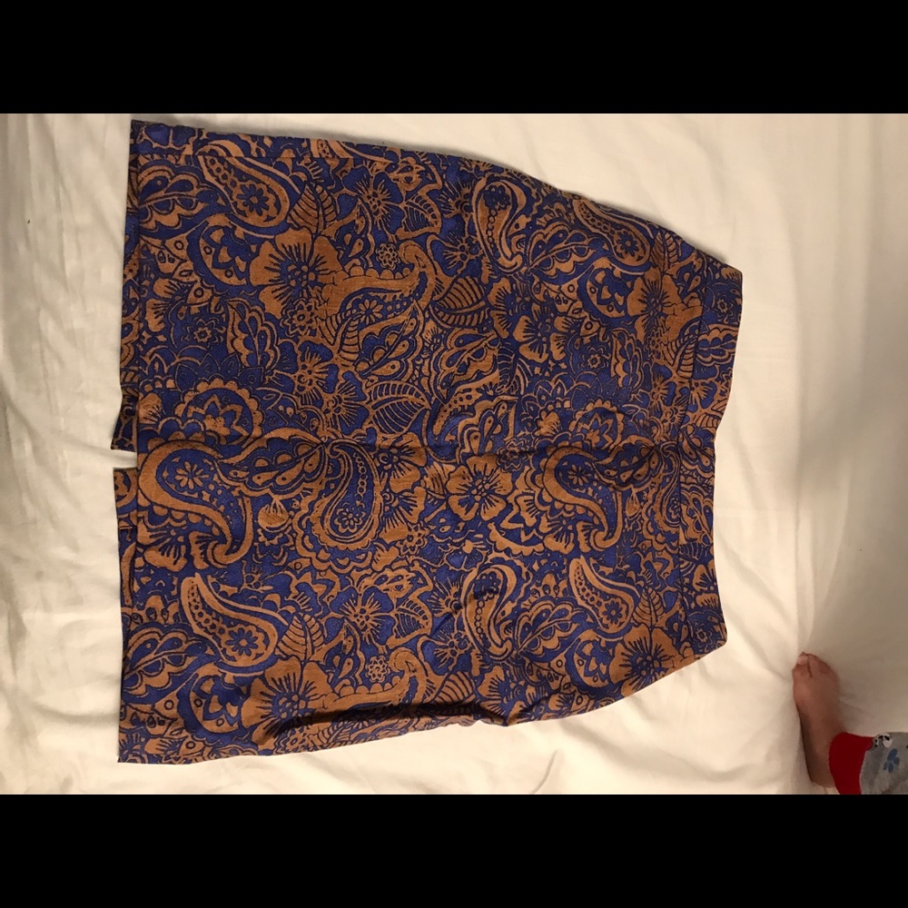 Purple and Gold Miniskirt