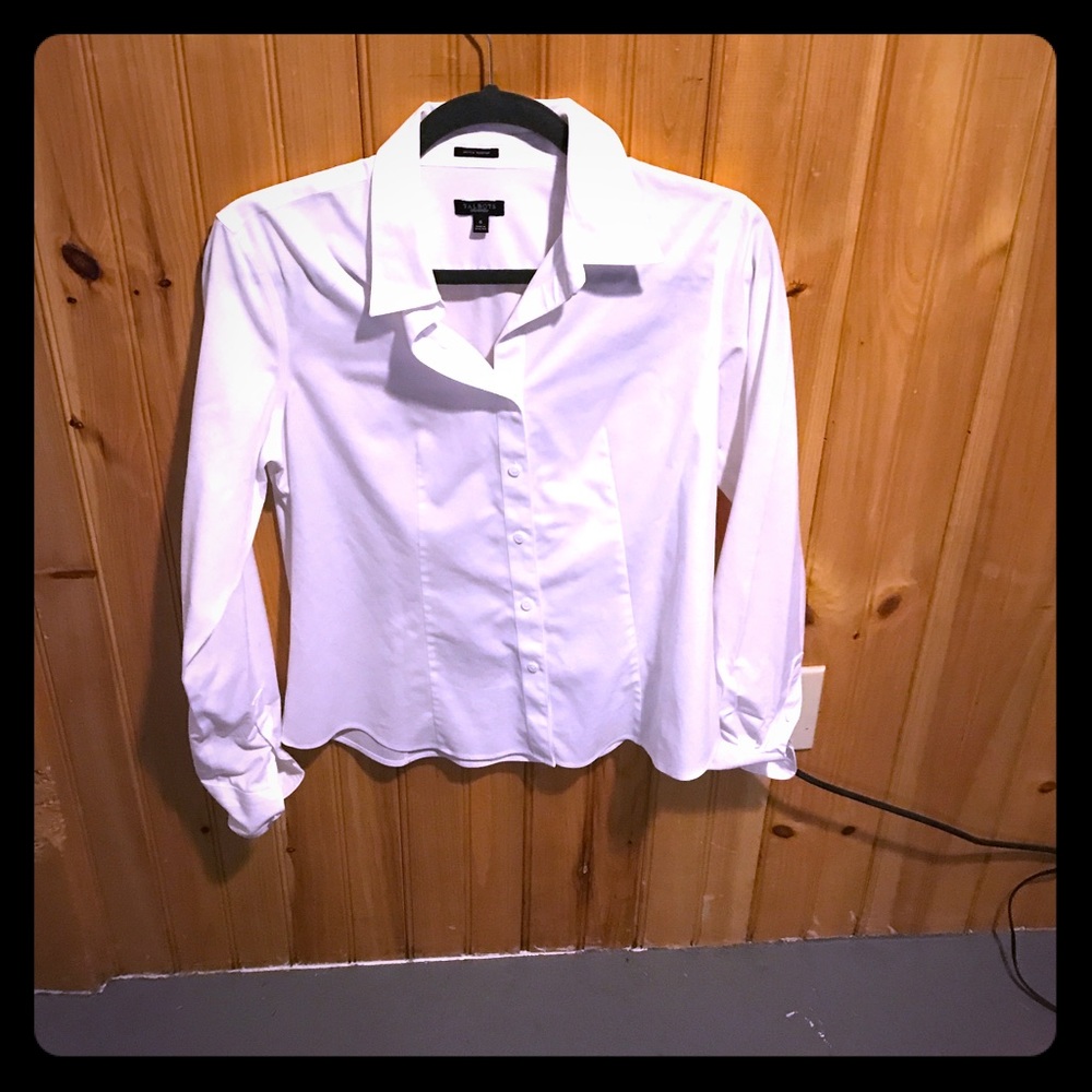 White Talbots blouse