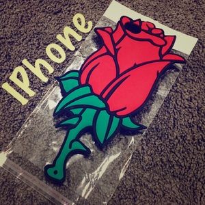 Rose Flower Silicone IPhone Case