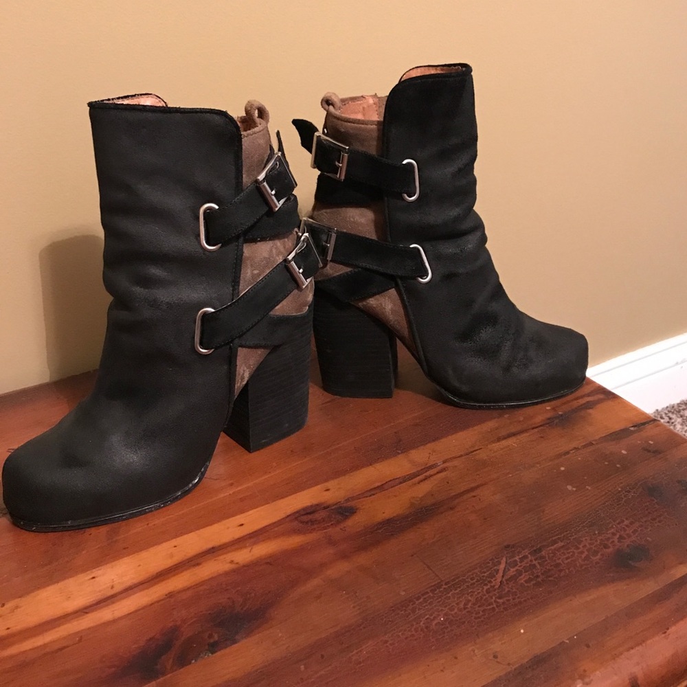 Jeffrey Campbell chunky heel