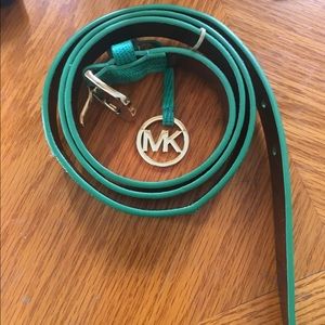 Michael Kors Green Snakeskin belt