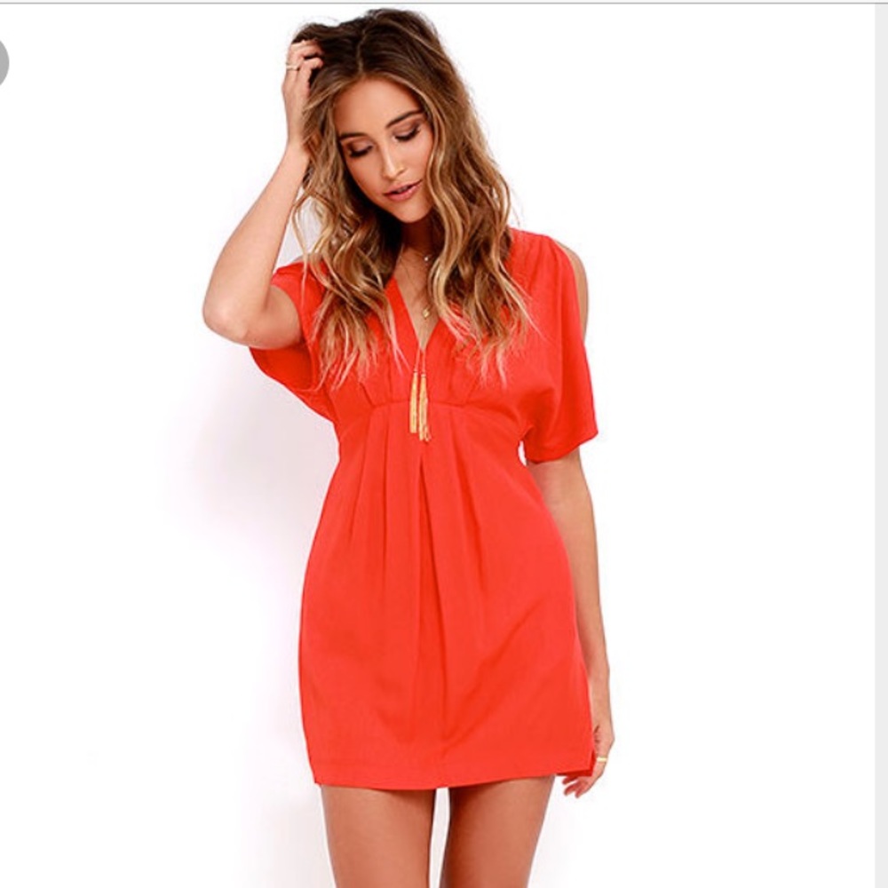 Lulus cold shoulder dress