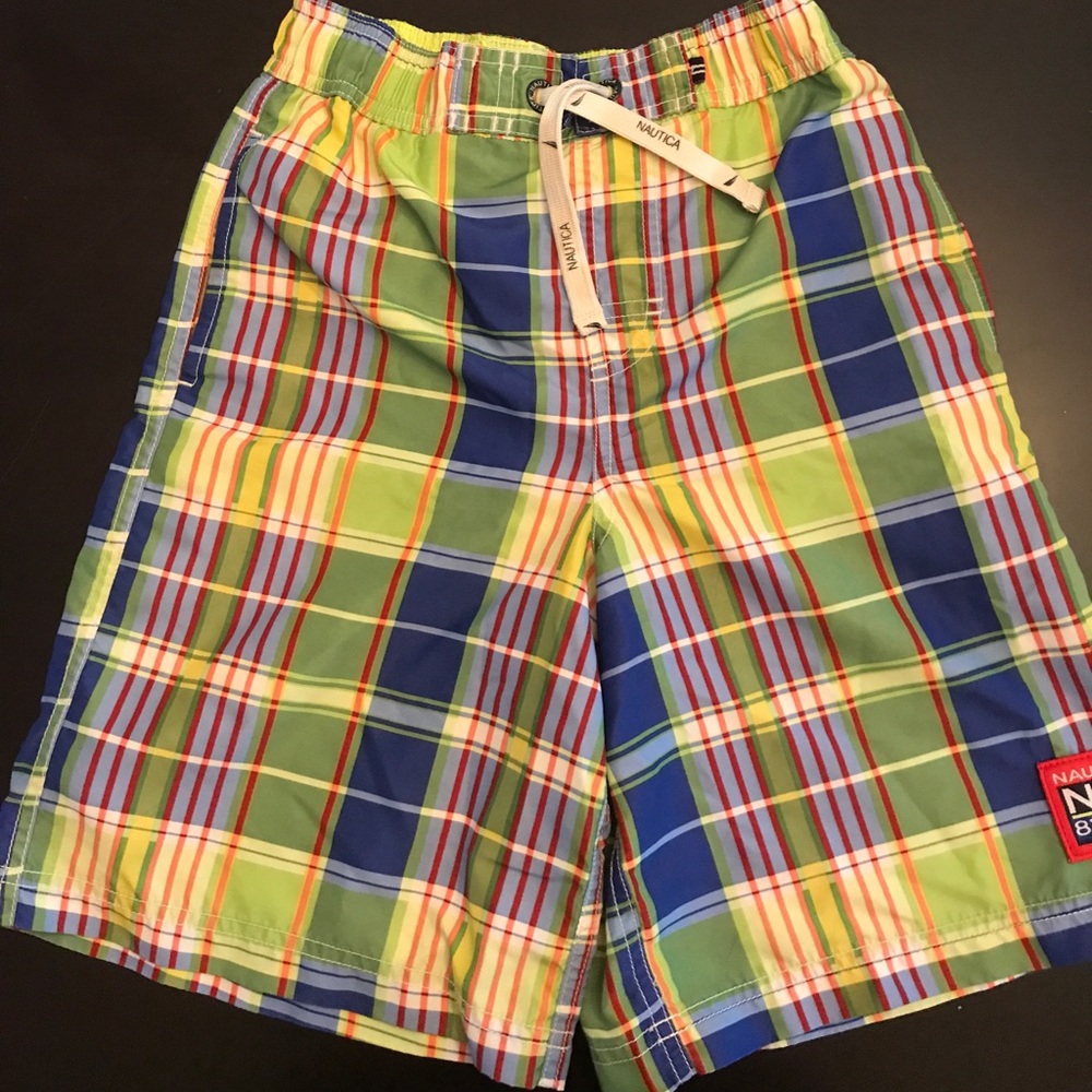 Nautica swimming shorts in size 10/12