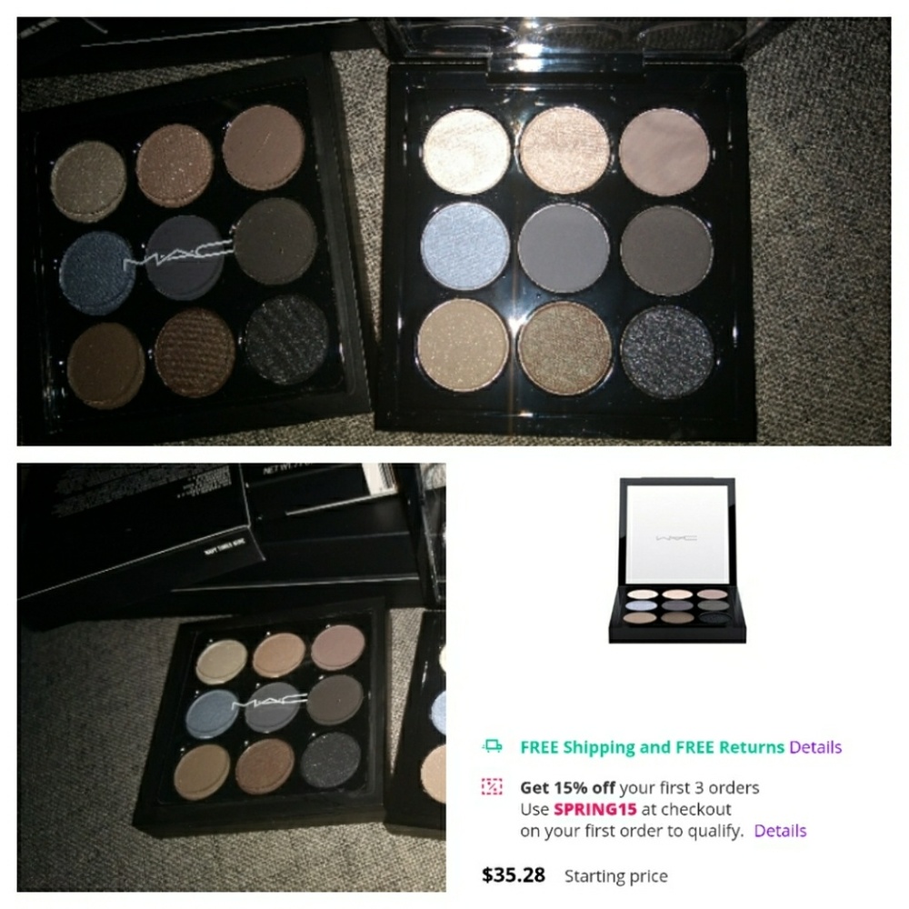 $18 Authentic New in box 9 mac Shadows