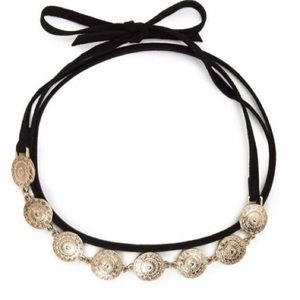 HOST PICK💕lace around suede black choker necklace