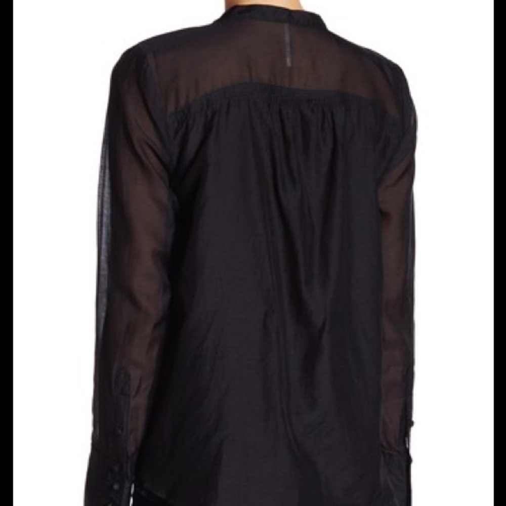 Free People Through & Through Babydoll Blouse S - Picture 2 of 2