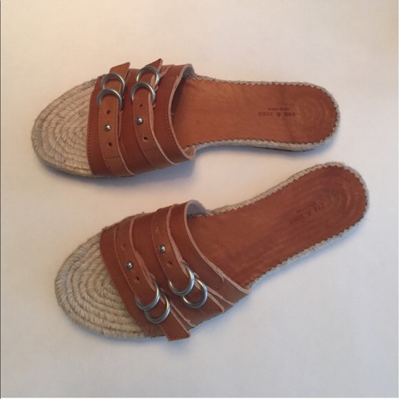 rag & bone Shoes - Rag and Bone espadrille slides- size 38/8