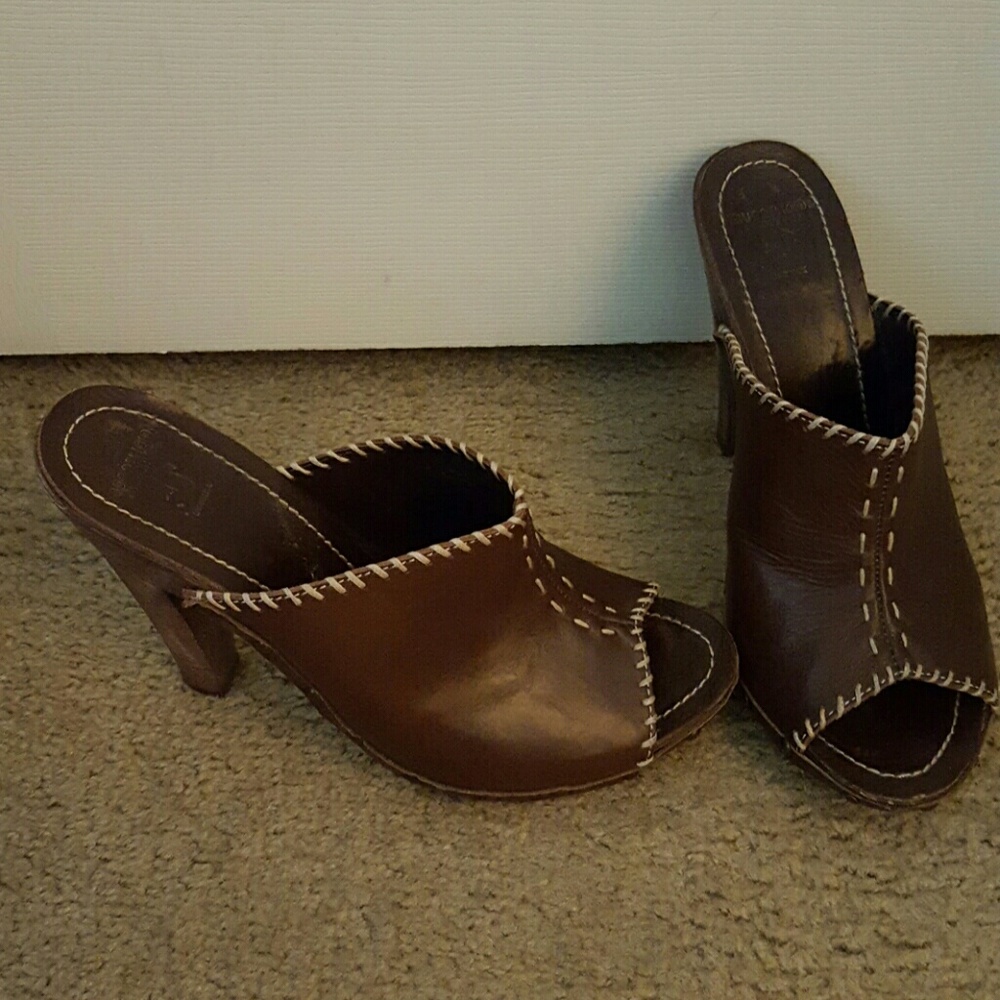 True Religion slip-on heel shoes
