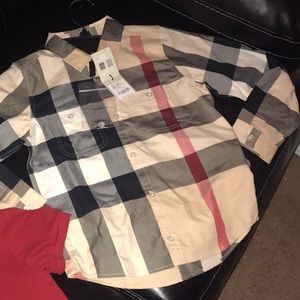 Kids burberry boys shirt size An girl dresses