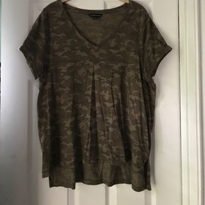 High Low Camo Tee