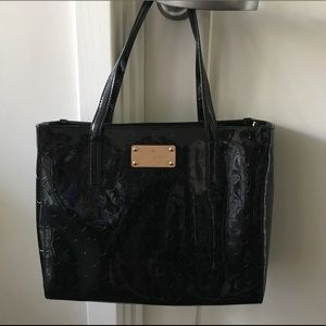 Kate Spade Patent Leather Polka Dot Handbag