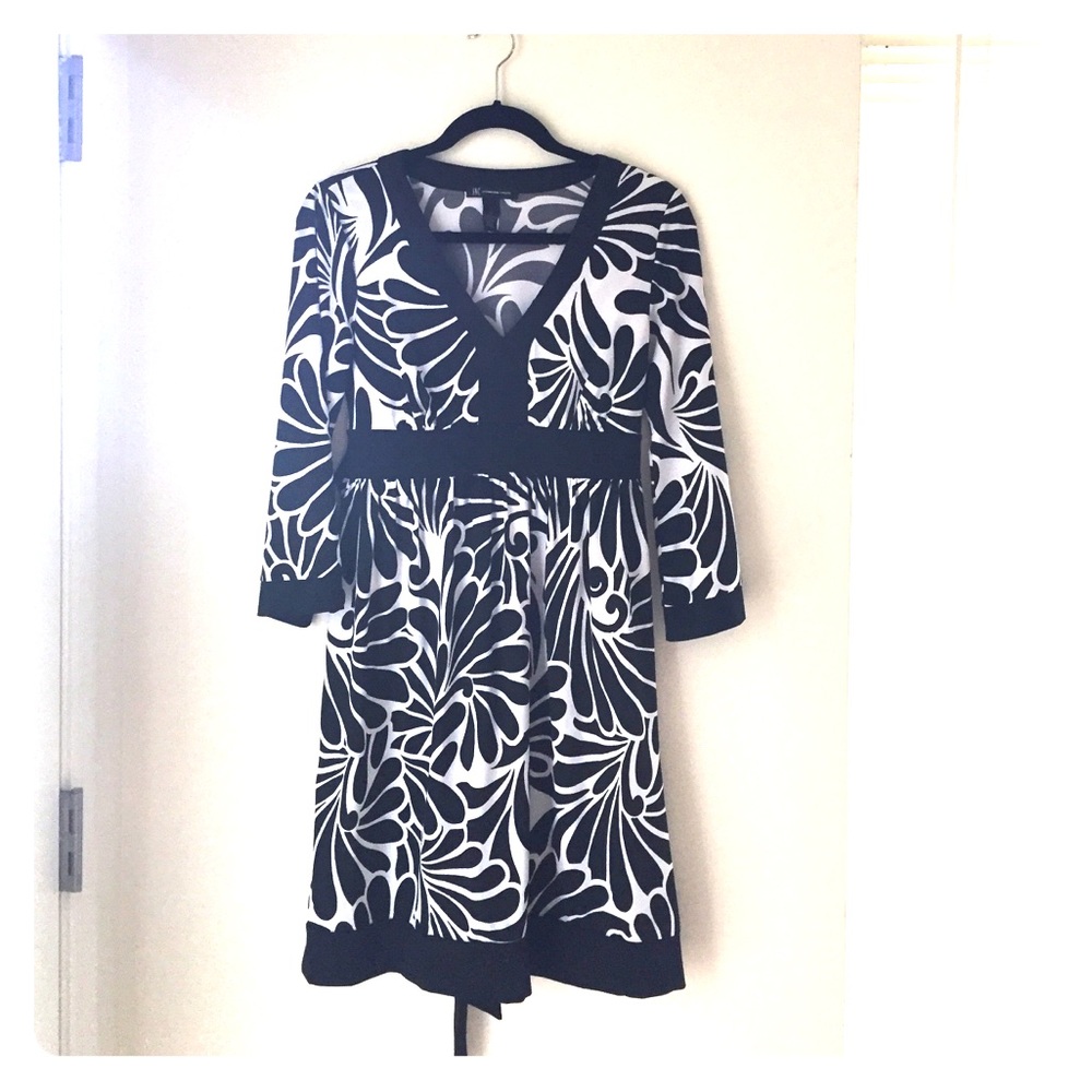 Black and white dress