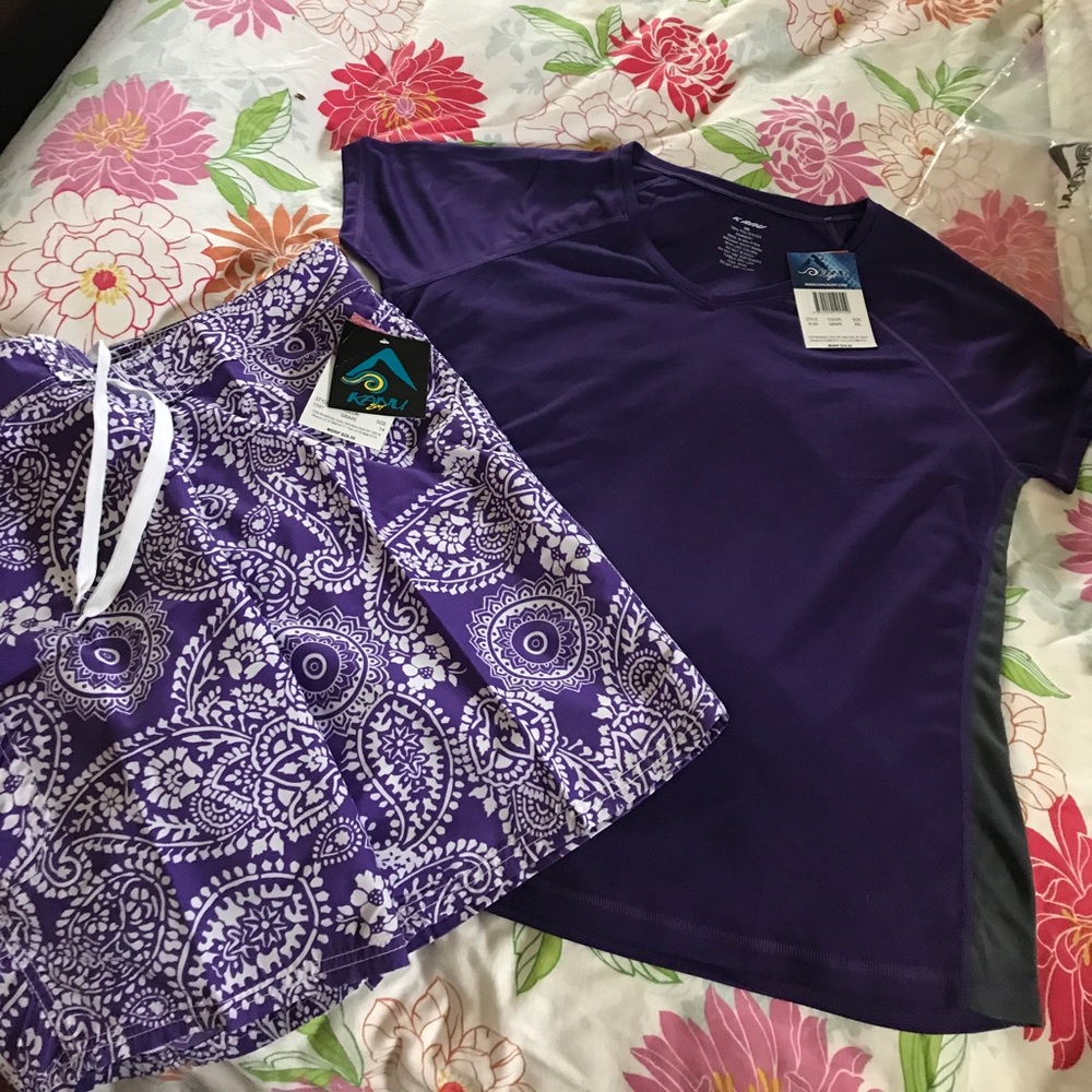 KANU SURF rushgard and board shorts set!