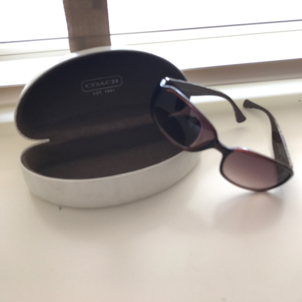 Women's COACH Sunglasses "Malia"  Brown with Gold