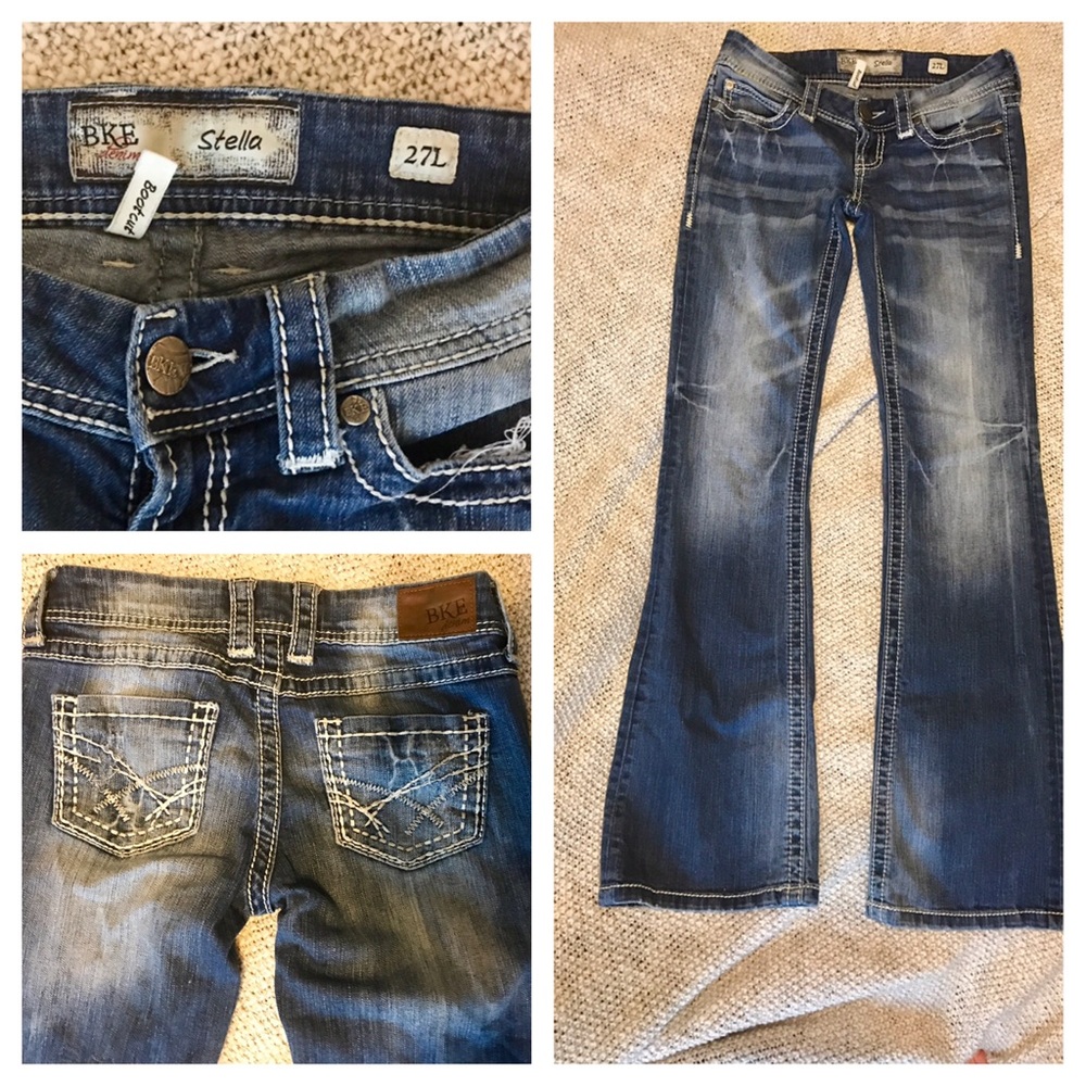 BKE Stella Bootcut Light Wash Jeans
