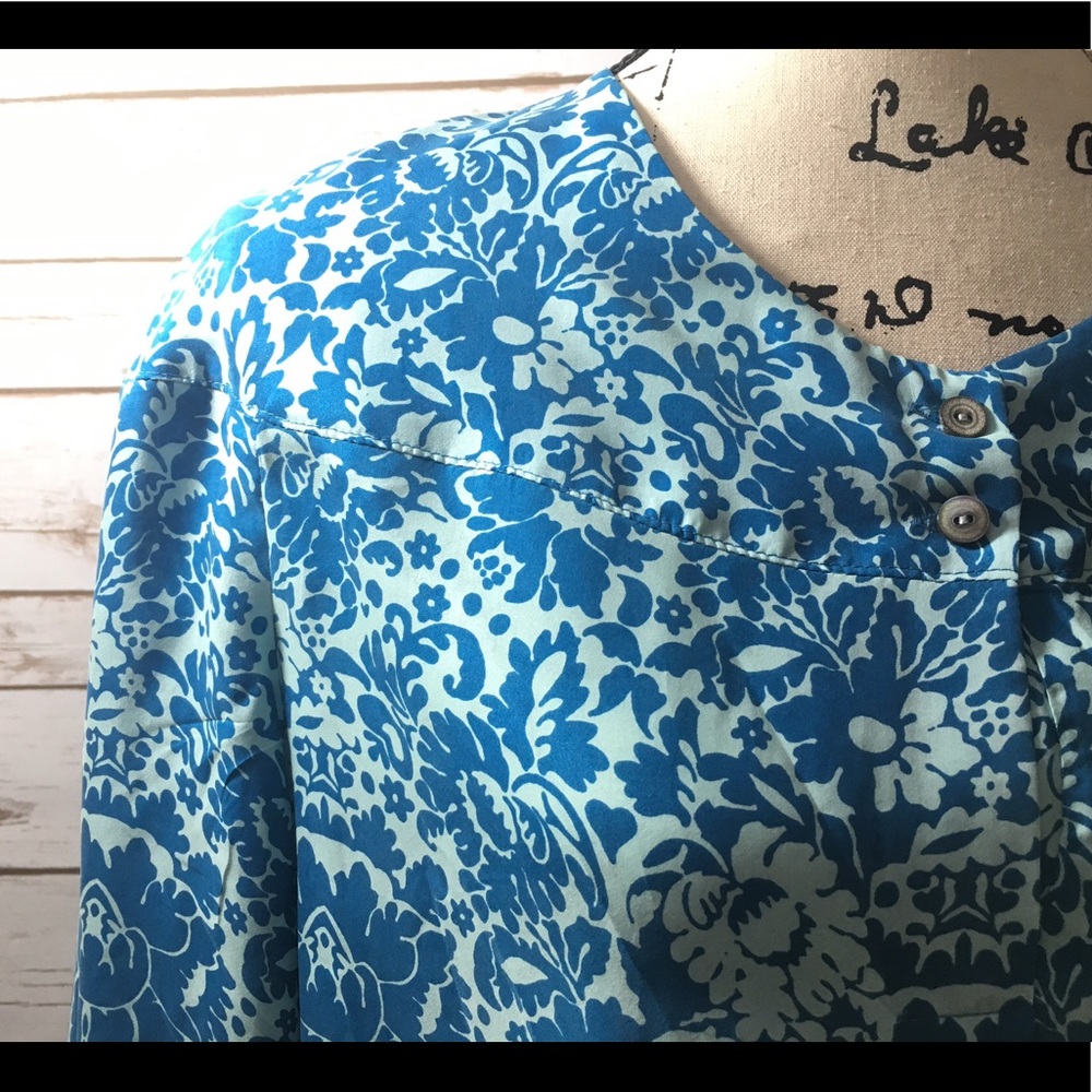 Sundance Catalog Blue Nile Blouse M