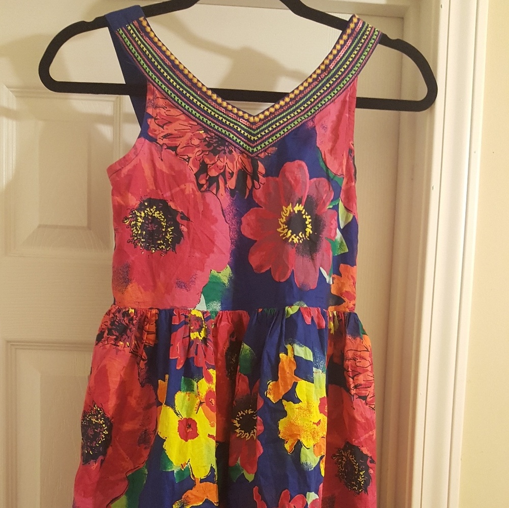 PRICE CUT!! Girls Vibrant Floral Dress