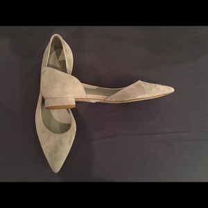 Kampgen grey suede flats size 10