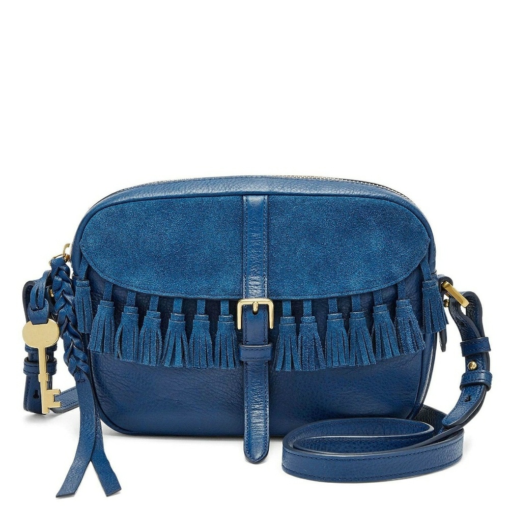 NWOT  Fossil Kendall Tasseled Crossbody bag