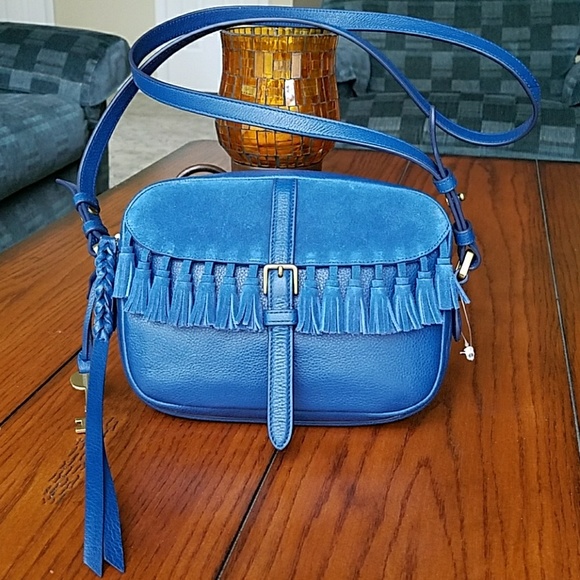 NWOT  Fossil Kendall Tasseled Crossbody bag - Picture 2 of 7