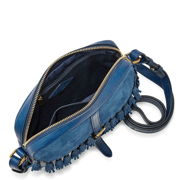 NWOT  Fossil Kendall Tasseled Crossbody bag - Picture 5 of 7