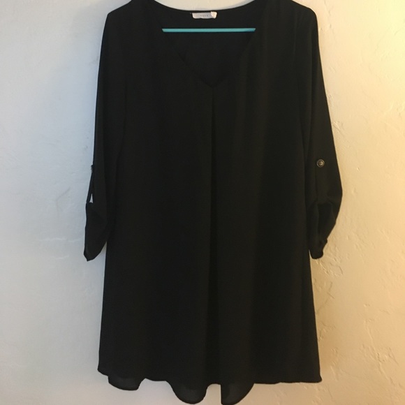 Lush Dresses & Skirts - Lush Black Long Sleeve Dress