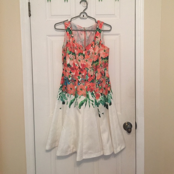 Dress Barn Dresses & Skirts - Pink and peach floral dress