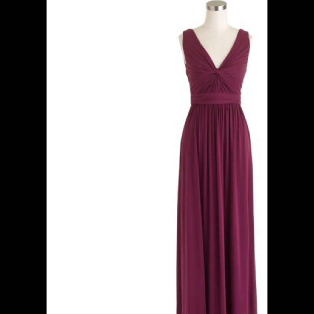 J. Crew Helene Liquid Jersey Long Dress