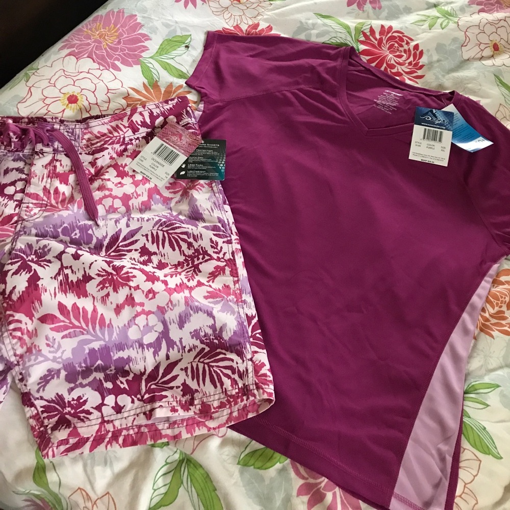 KANU SURF 🏄 rushgard shirt and shorts set!