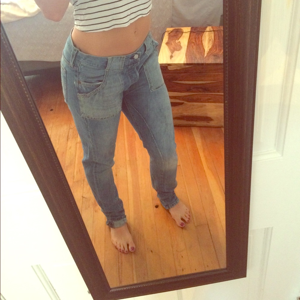 Levi's Womens Tapered Leg boyfriend Jeans