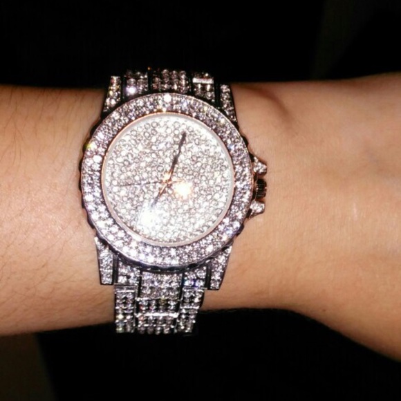 mens diamond mk watch