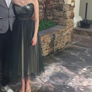 Vintage dark green dress