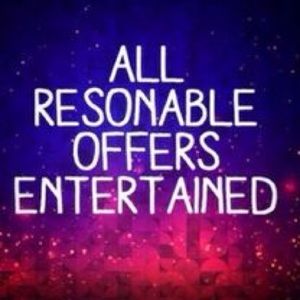 All reasonable offers Considered. 😊😊