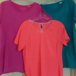 3 for $20 Athletic work out shirts.