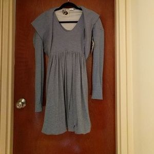 Heather Blue Bubble Dress and Matching Shrug
