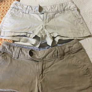 Red Camel light khaki and dark khaki shorts size 5
