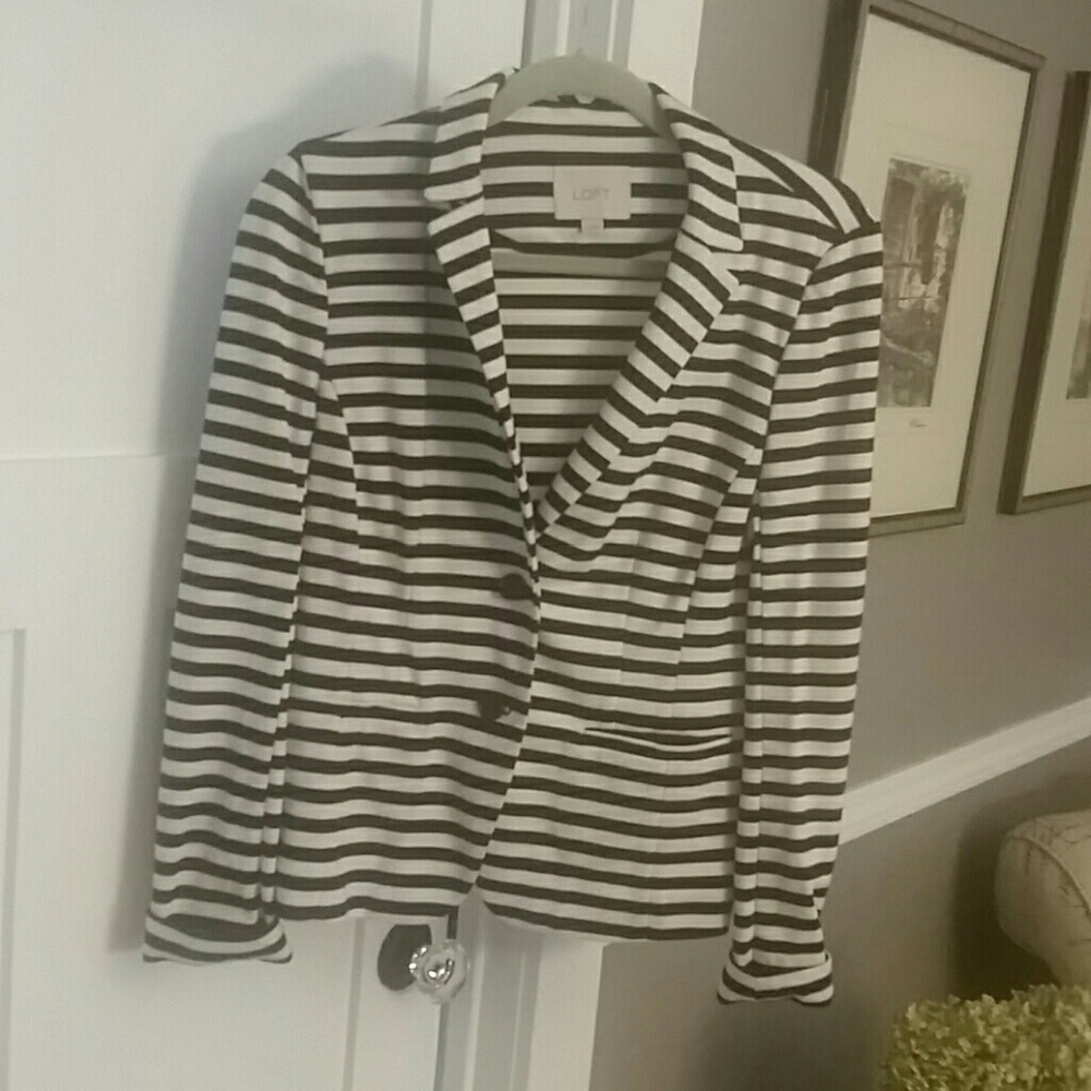 Striped blazer