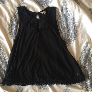 Black AEO top