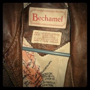 Leather Bechamel jacket