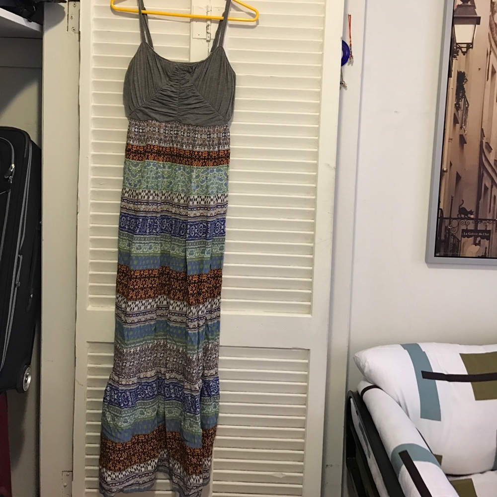 Lilka Small patterned maxi dress with POCKETS