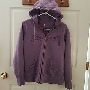 Purple zip up hoodie