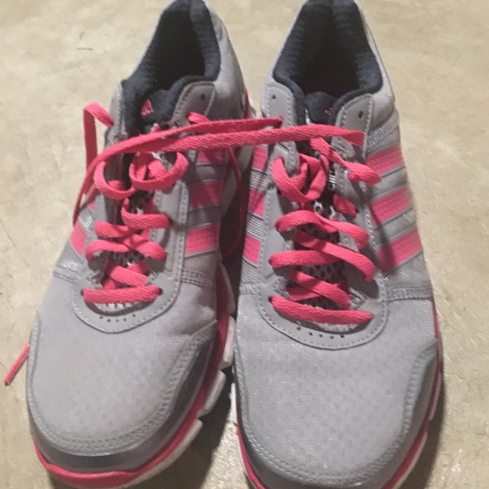 Adidas running shoes, worn once