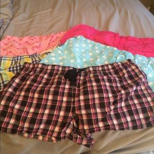 Lot of 5 XL sleep shorts