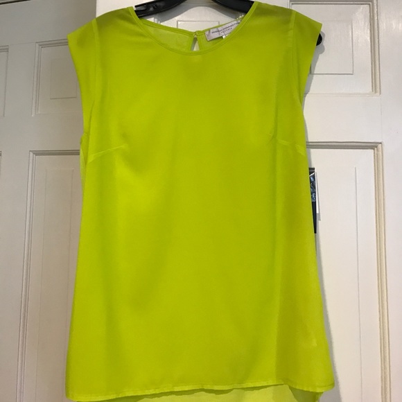 NWT French Connection chartreuse tank - Picture 1 of 2