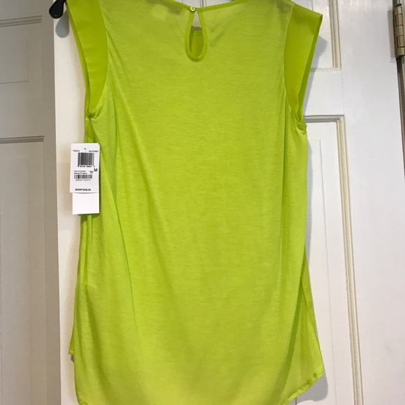 NWT French Connection chartreuse tank - Picture 2 of 2