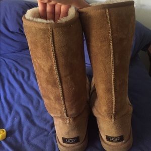 tall tan Ugg boots