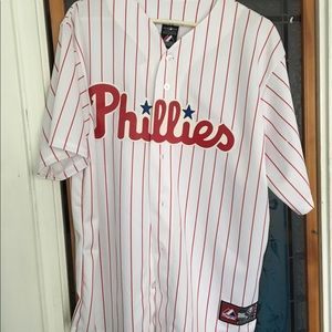 Phillies jersey men's size L